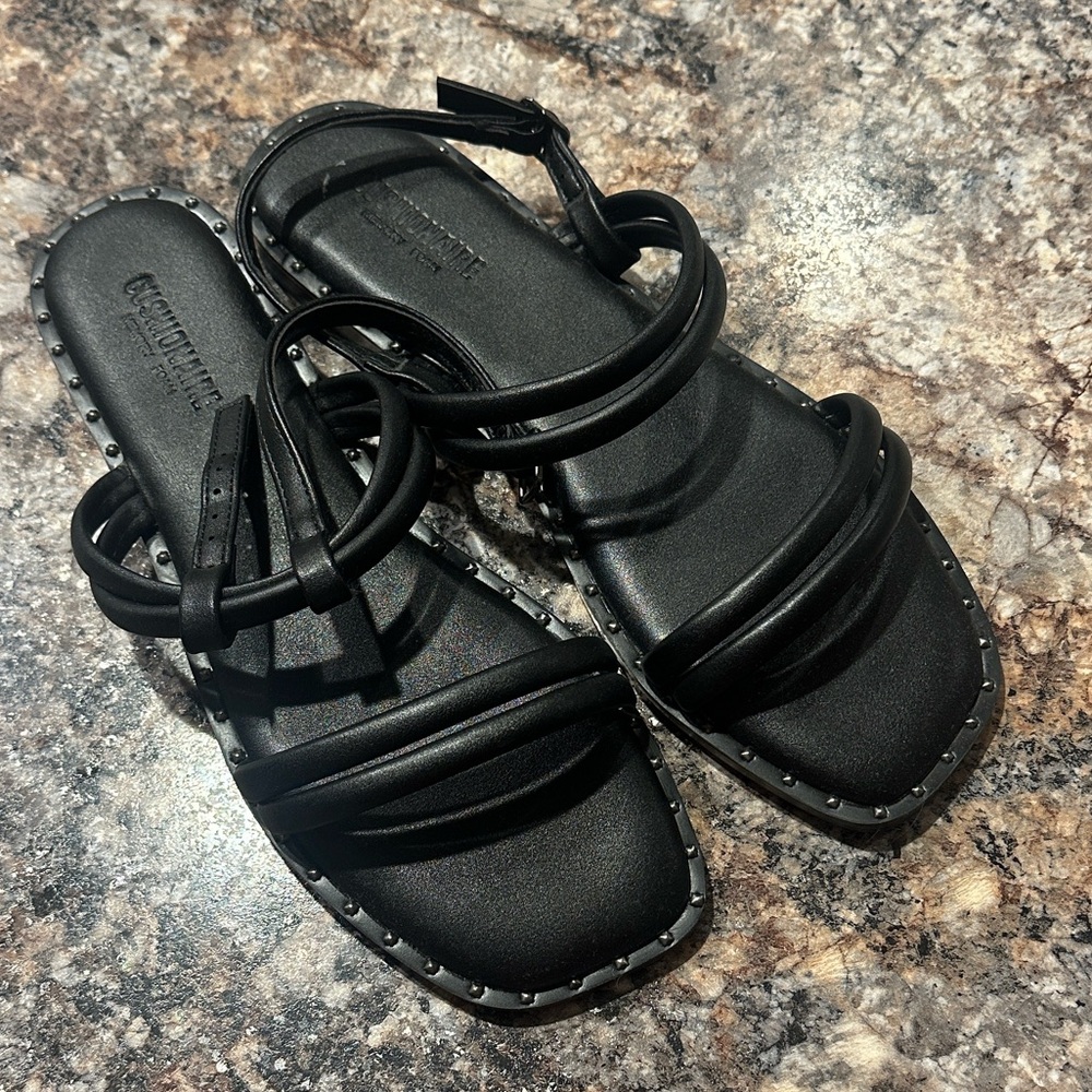 Elegant Black Strappy Sandals